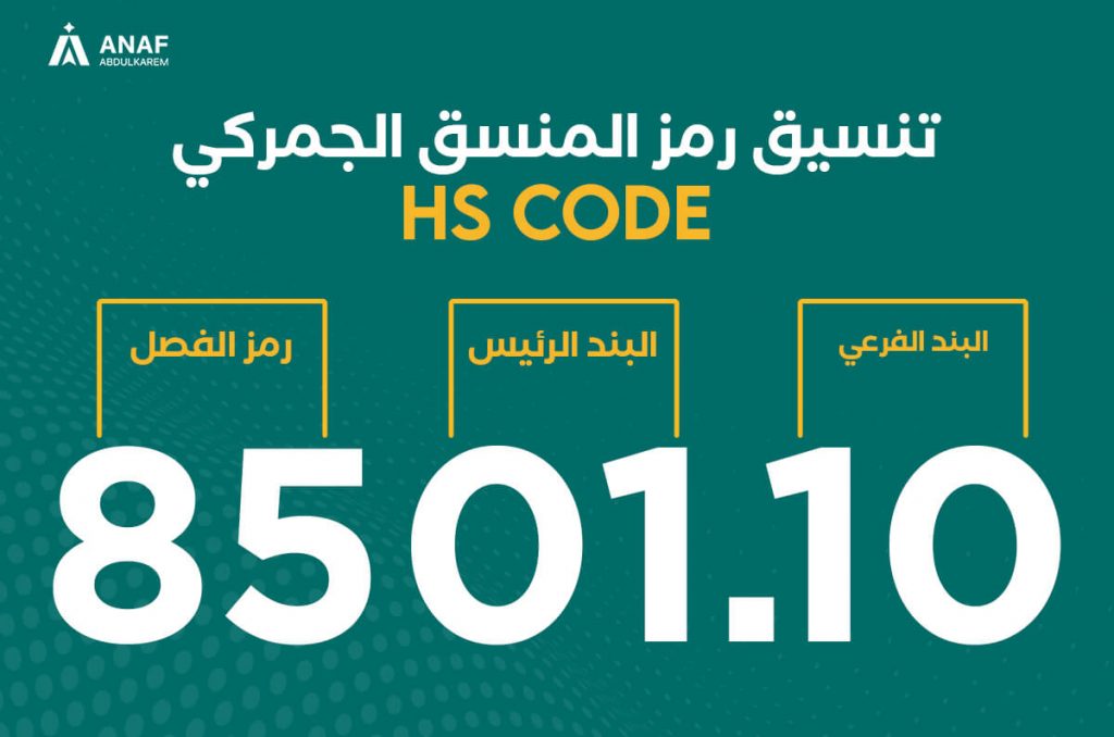 شرح تنسيق الرمز المنسق الجمركي